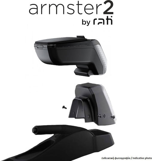 BigBuy Car Armrest for Volkswagen Polo 2018 Black