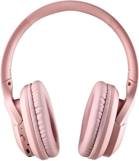 NGS Wireless / Wired Over Ear Headphones Pink