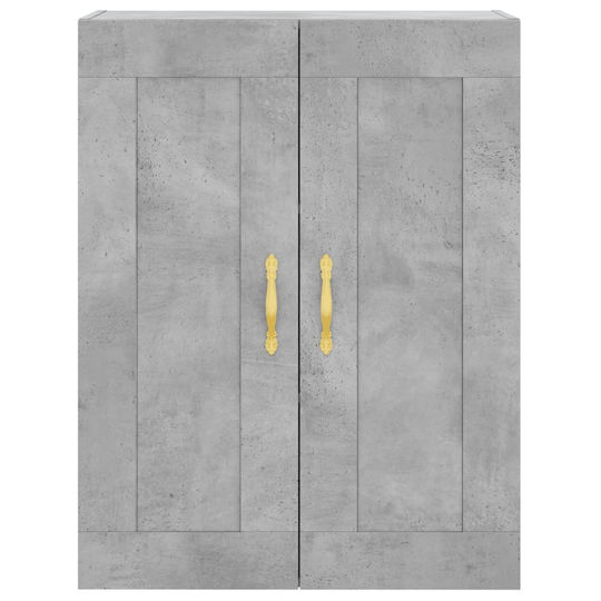 vidaXL Cabinet de baie L69.5xA34xÎ90cm Gri