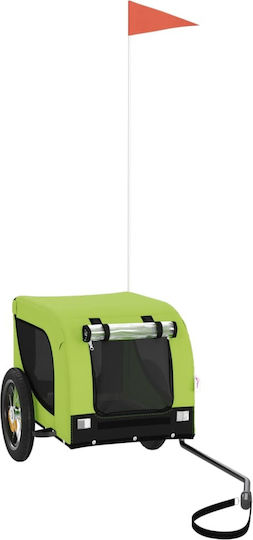 vidaXL Dog Carrying Green Stroller for 30kg Pets L124xW53xH53cm