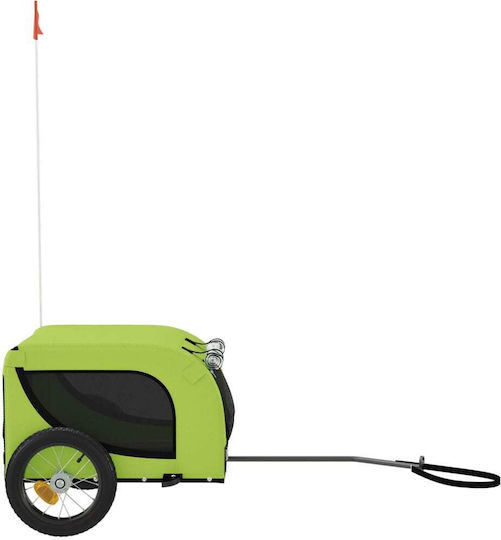 vidaXL Dog Carrying Green Stroller for 30kg Pets L124xW53xH53cm