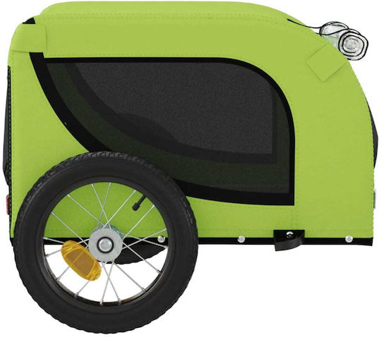 vidaXL Dog Carrying Green Stroller for 30kg Pets L124xW53xH53cm