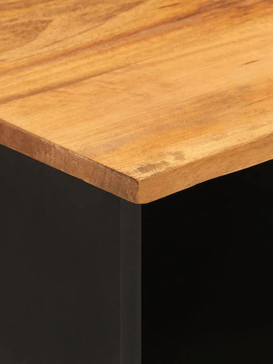 TV Stand from Solid Wood Brown L100xW33.5xH46cm