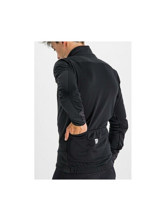 Sportful ZLV056 Cycling Windbreaker Jacket Long sleeve Black