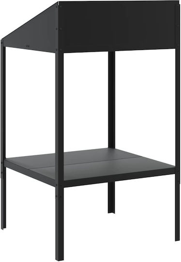 vidaXL Ραφιέρα Γλάστρας Μεταλλική 56.5x54.5 / 100x100εκ.