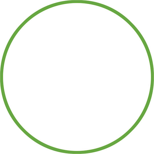 AMILA Green Rhythmic Gymnastics Hoop Ø70cm 175gr