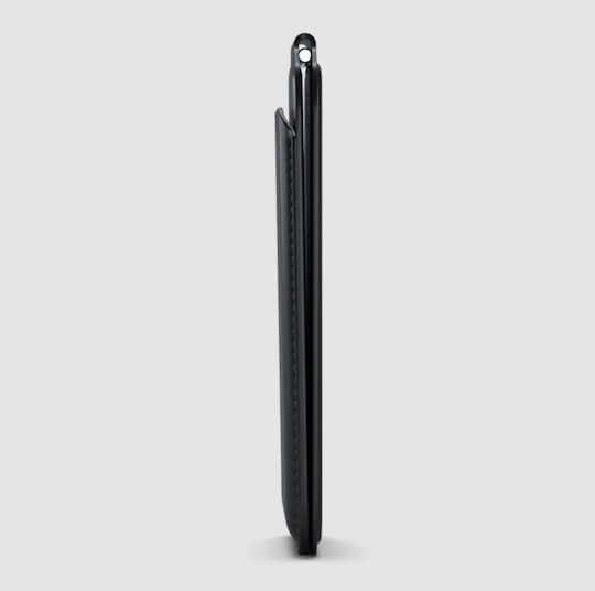 Satechi Vegan-Leather Magnetic Wallet MagSafe Charging Stand in Black color