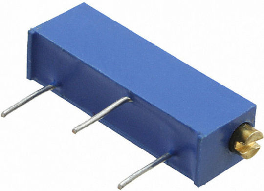 Ποτενσιόμετρο Trimmer Πολύστροφο Οριζόντιο 220Ω 19x5mm 01.009.0174