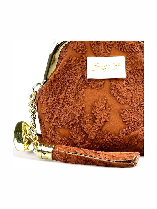 Klein Damen Geldbörse Münzen Brown Lahour