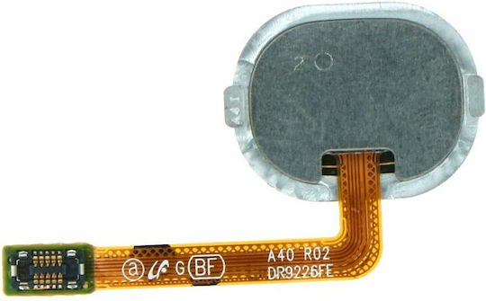 Kabel mit Fingerabdruck in Orange Farbe für Galaxy A40