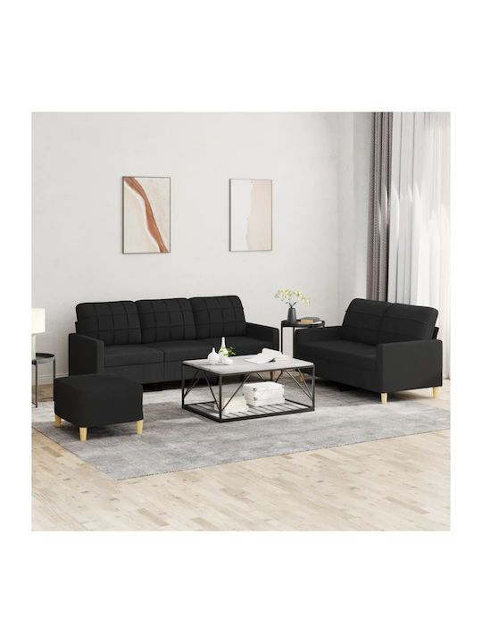 Σετ Σαλονιού 3-Sitzer & 2-Sitzer & Hocker