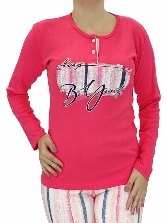 Goodnight Winter Women's Pyjama Set Orange