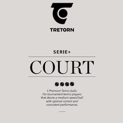 Tretorn Serie Plus Court Tennisbälle Tennis 4Stück