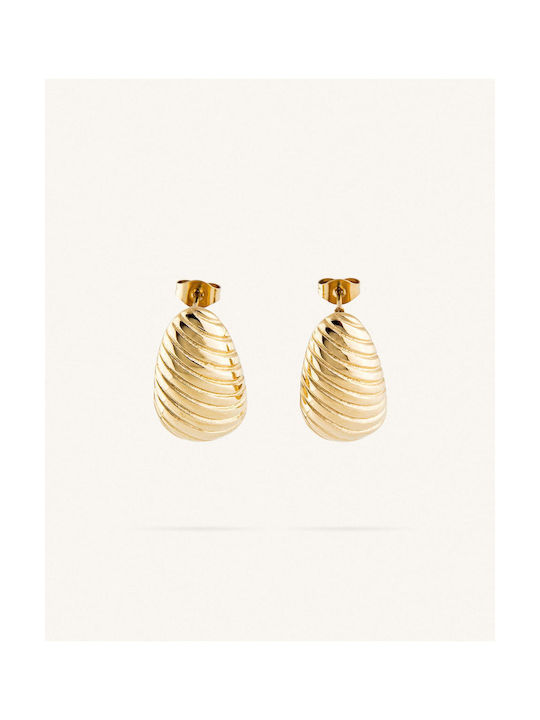 StanStefan Earrings made of Steel Gold Plated