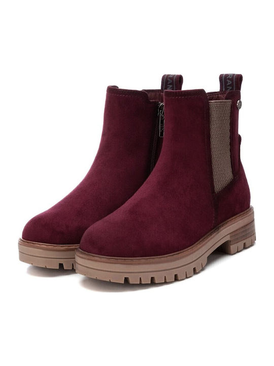 Kids Boots with Zipper Burgundy