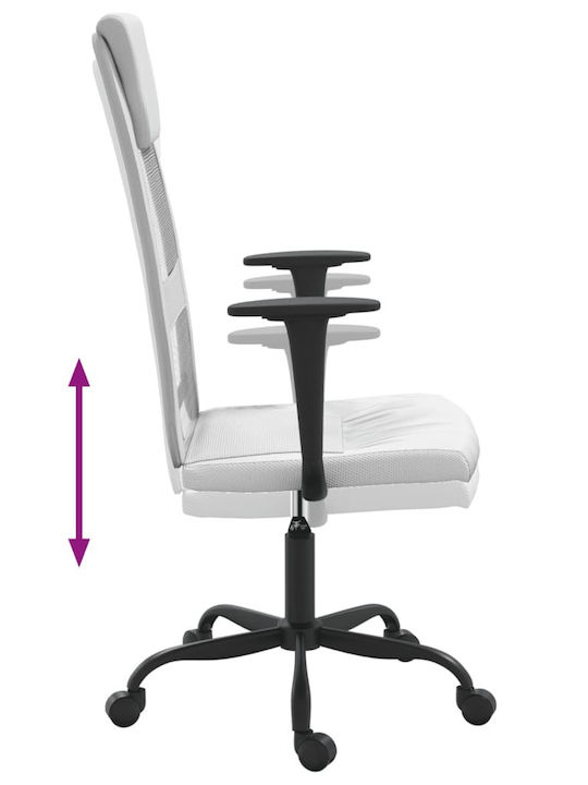 vidaXL vidaXL Bürostuhl mit Armen Weiß