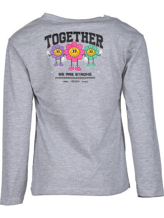 Kinderhemd Langarm Gray