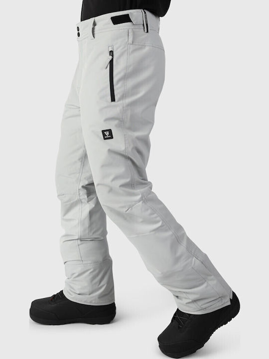 Brunotti Footrail 2321220109-9002 Pantaloni de schi și snowboard pentru bărbați Ski & Snowboard Coajă moale Gri