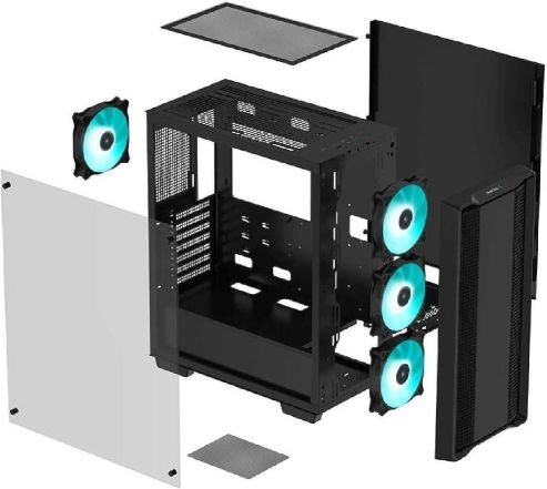 Vengeance Genesis X6 Gaming Desktop PC (Ryzen 5-5500/32GB DDR4/1TB SSD/Radeon RX 7600/No OS)
