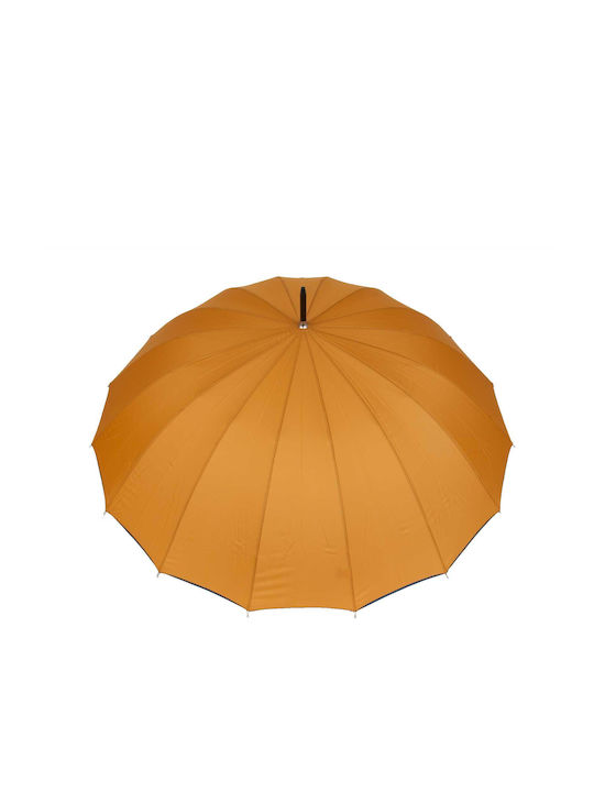 Gotta Regenschirm mit Gehstock Orange
