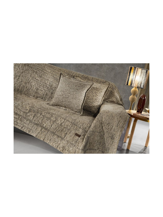 Guy Laroche Sofa Cushion Monte from 100% Cotton Natural 50x50cm.