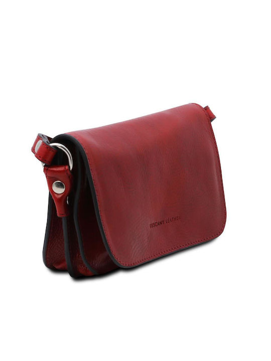 Tuscany Leather Carmen Leather Women's Bag Crossbody Red