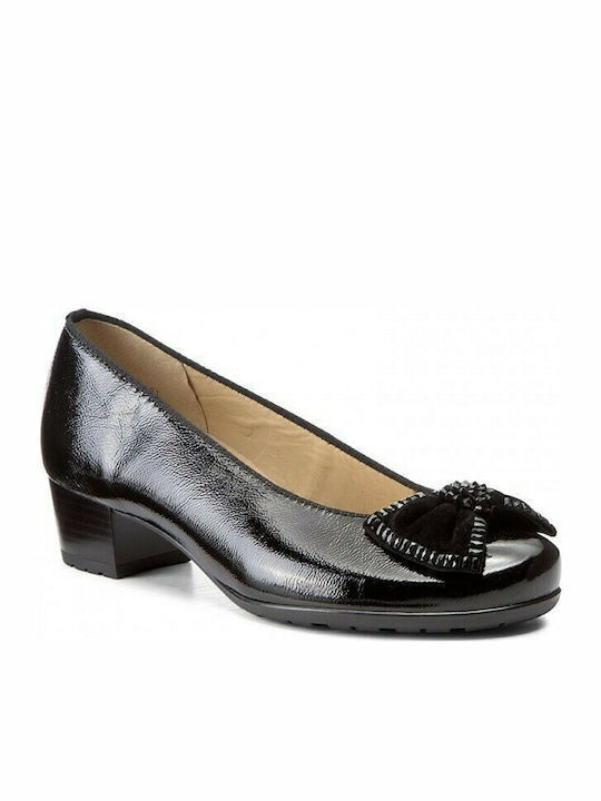 Ara Anatomic Patent Leather Black Low Heels