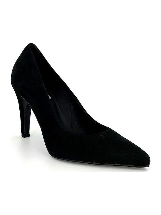 Black Heels 72-2 Black Velvet