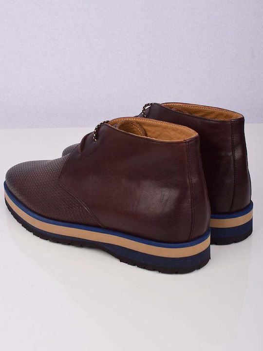 Leather Brown Men's Boots 90-6350-9231-1
