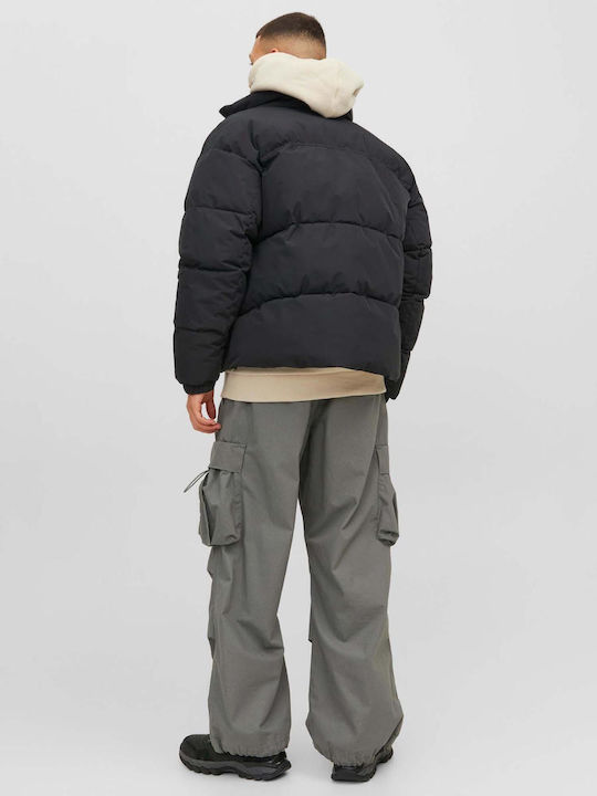 Jack & Jones Geacă pentru bărbați Puffer Black