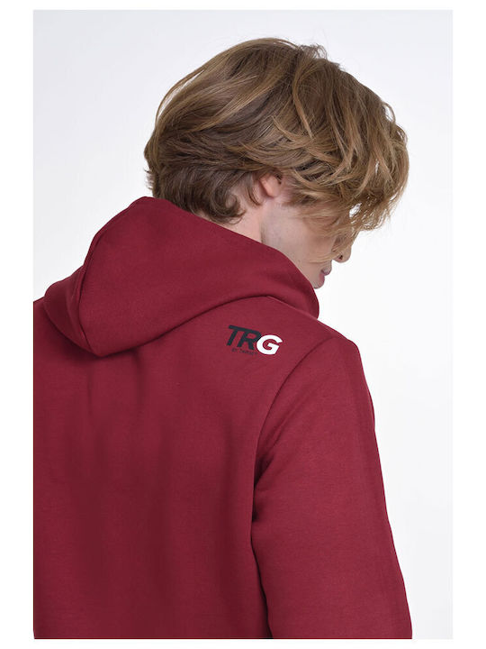 Target Herren Sweatshirt mit Kapuze Burgundisch