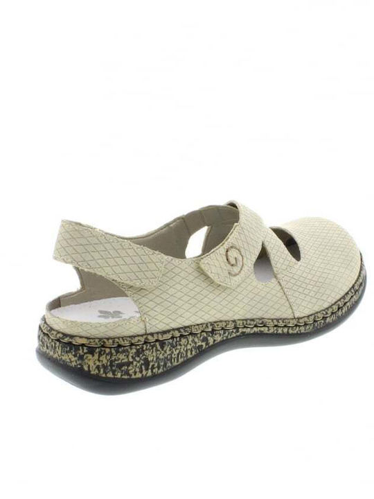 Slip-On-uri Anatomici Pentru Femei Din Piele Sintetică Bej