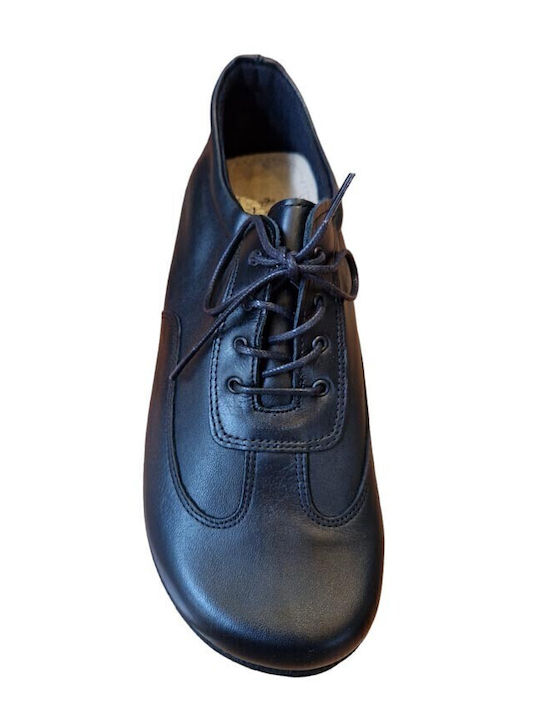 Active de piele Anatomici Slip-on-uri pentru femei Negru