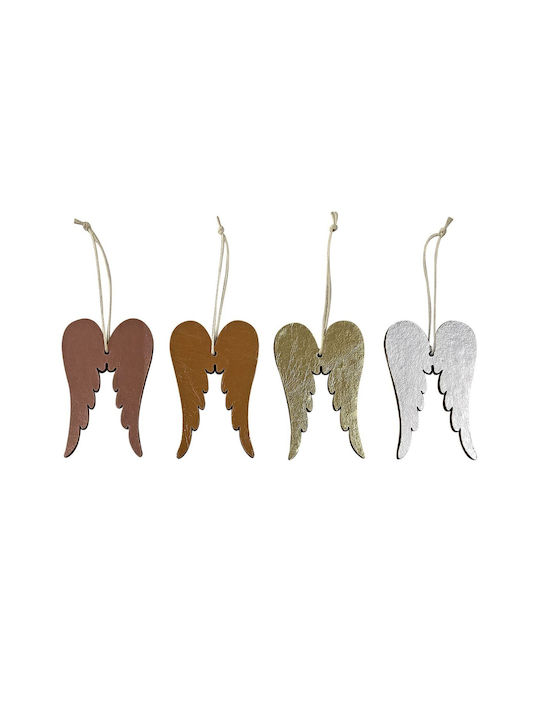 Στολίδι Φτερό Χρυσό 5x8cm Στολίδι Φτερό Χρυσό 5x8cm