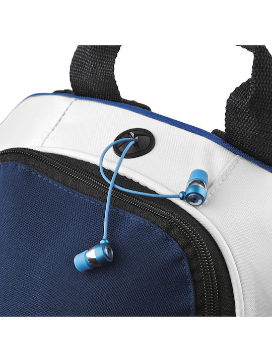 BagBase - French Navy/Bright Royal/White