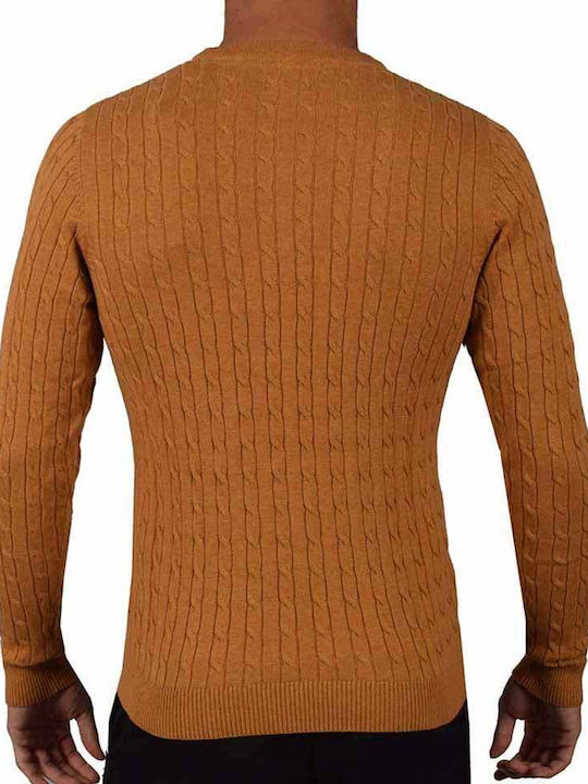 Jack & Jones Men's Long Sleeve Sweater Mustard