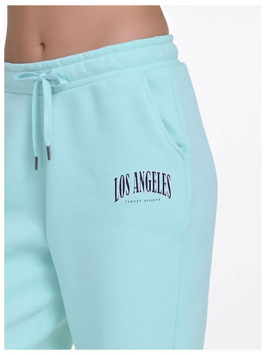 Παντελόνι Φόρμας Fleece Τιρκουάζ