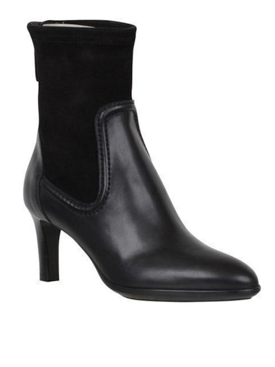 Women's Medium Heel Boots Black