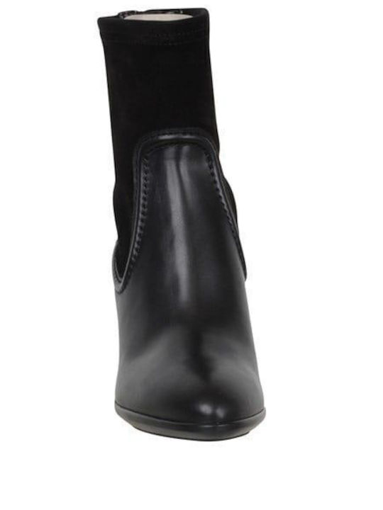 Women's Medium Heel Boots Black