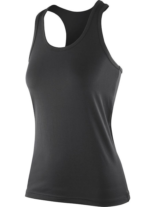 Spiro Softex S281F Black Women's Blouse Sleeveless Black