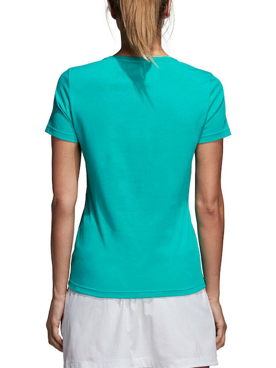 Adidas Category Tee Damen Sportlich T-shirt Türkis