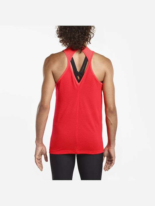 Saucony Freedom Tank Femeie Sport Bluză Fără mâneci Portocalie