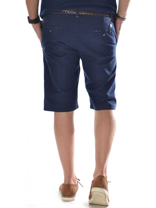 Camaro Men's Shorts Chino Navy Blue