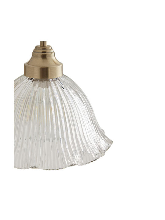 La Redoute Interieurs Wandleuchte mit E27 Lampenbirnensockel Gold 23cm