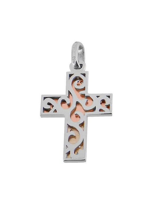 Women's White Gold Cross 14K with Chain