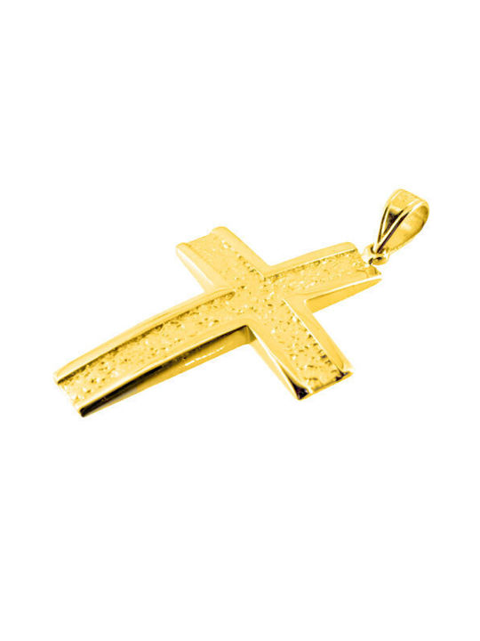 Men's Gold Cross 14K with Chain