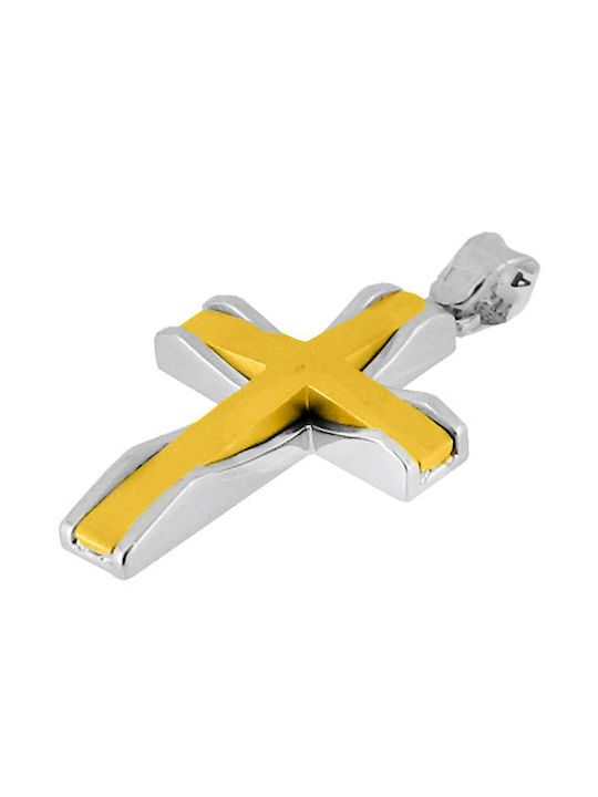 Men's Gold Cross 14K with Chain