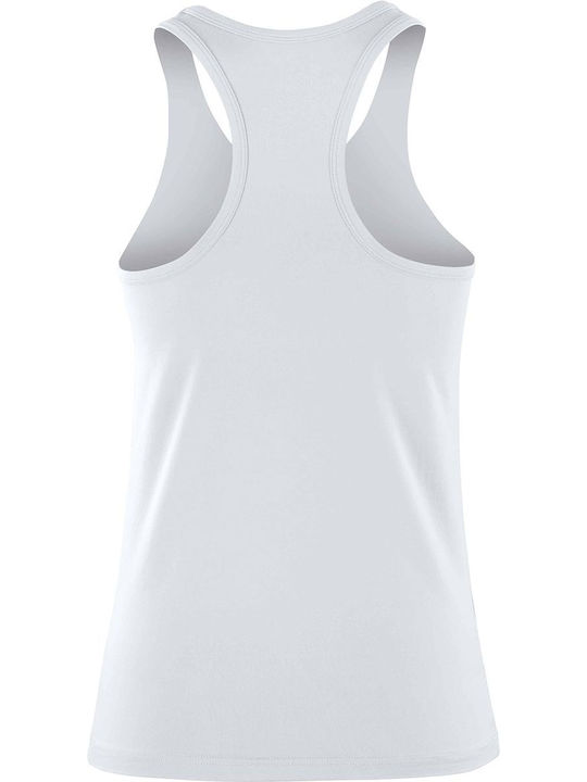 Softex S281F White Γυναικεία Μπλούζα Αμάνικη Λευκή