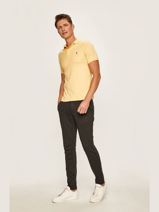 Ralph Lauren Men's Short Sleeve Blouse Polo Yellow