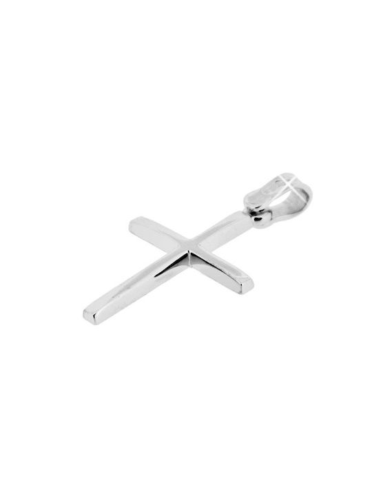 Xrisokosmima Men's White Gold Cross 14K